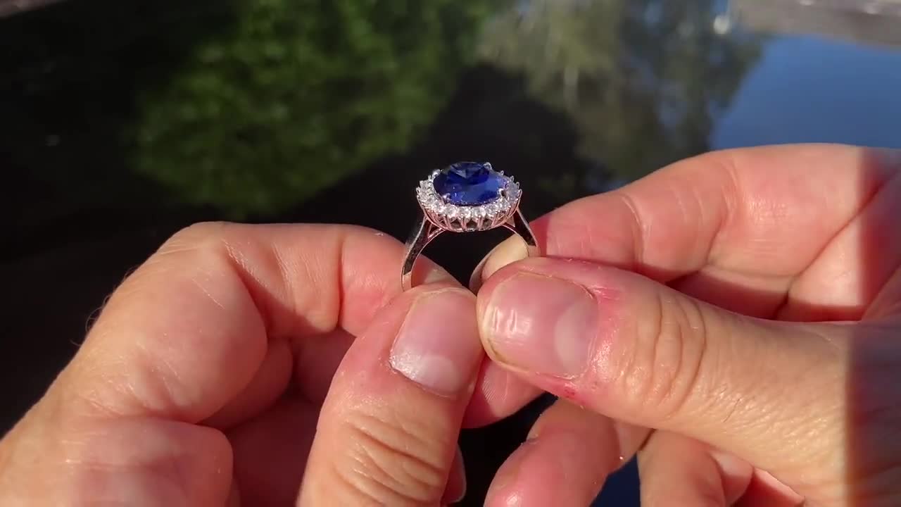 Anello thailandese in argento 925, a fascia alta con sole