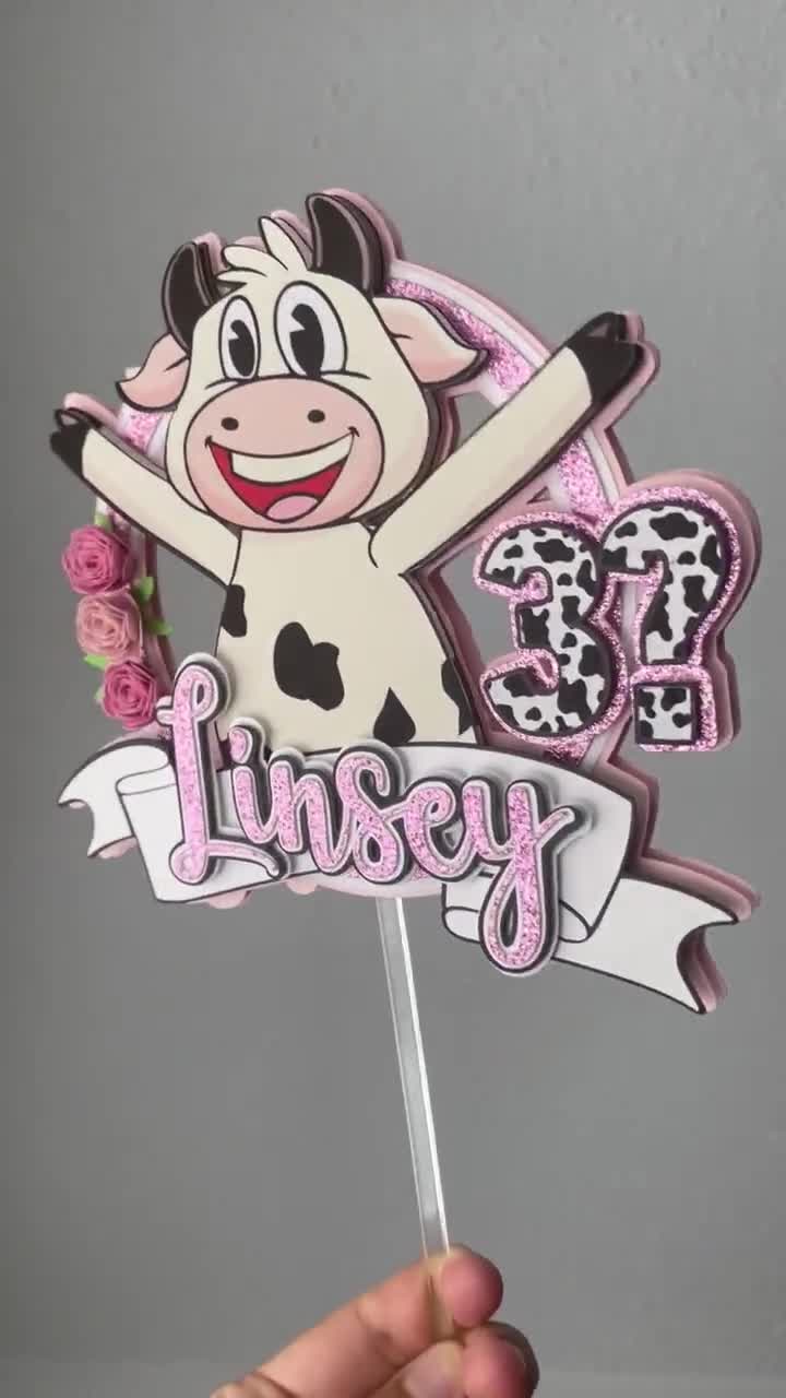 Lola The Cow Cake Topper – Cake Toppers MJ