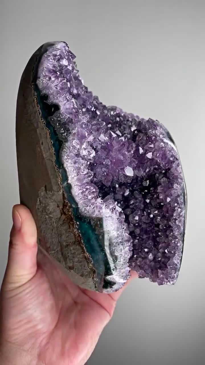 On Hold D.S.) 2354g Huge Natural Amethyst Crystal Point - Mineral Mike