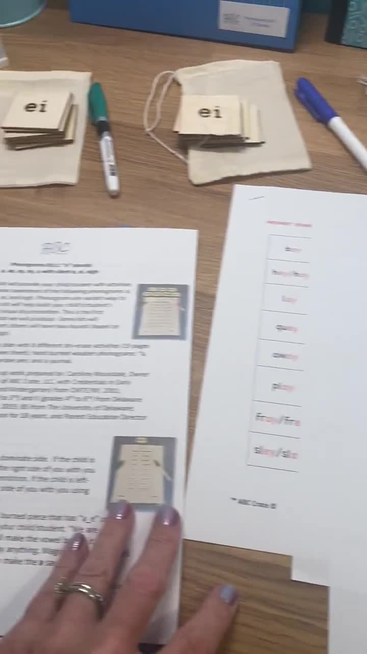 Kit de fonogramas 1: sonidos “a”: a, ae, ey, ay, a con e, ei, eigh muda video poster