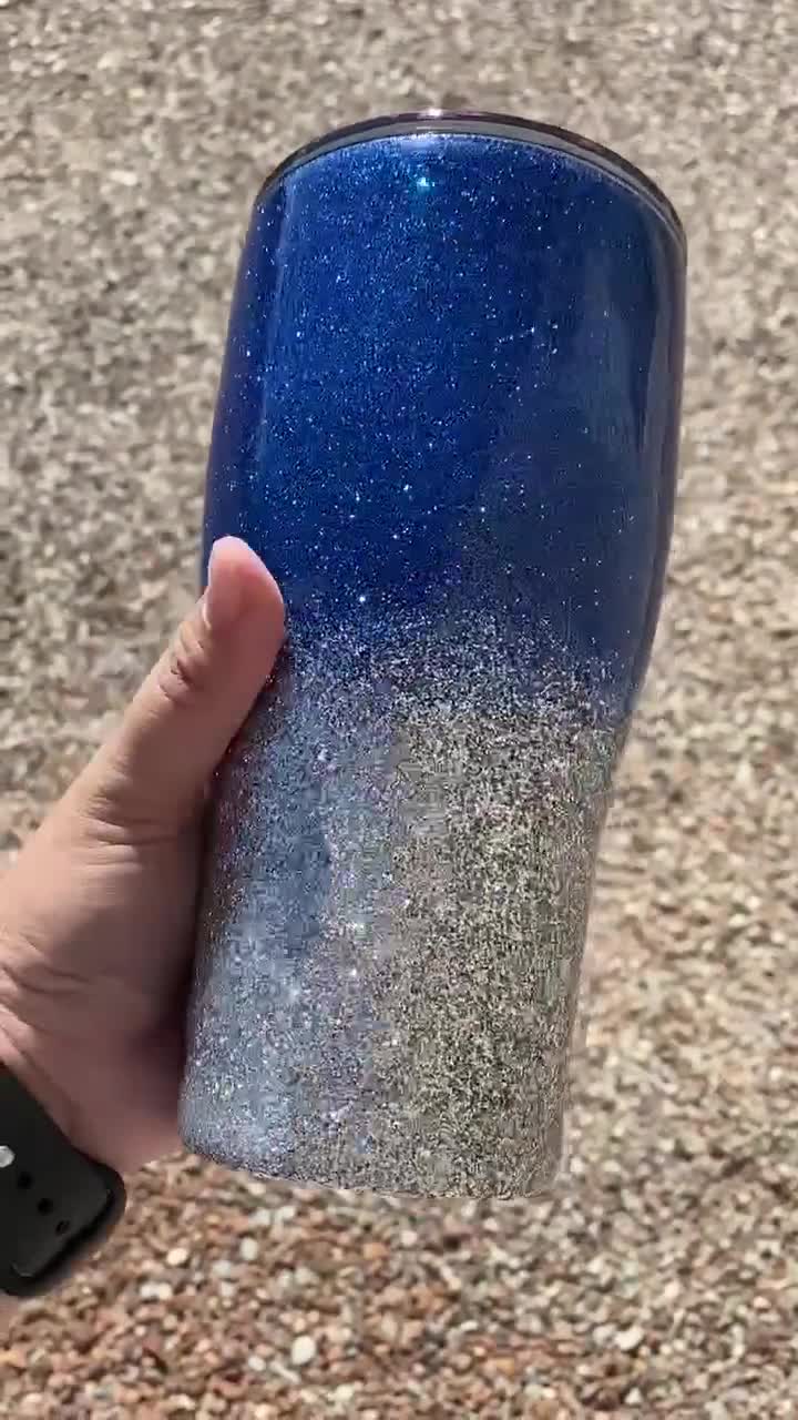 Glitter Marble Dallas Cowboys Stainless Steel Tumbler · Krave