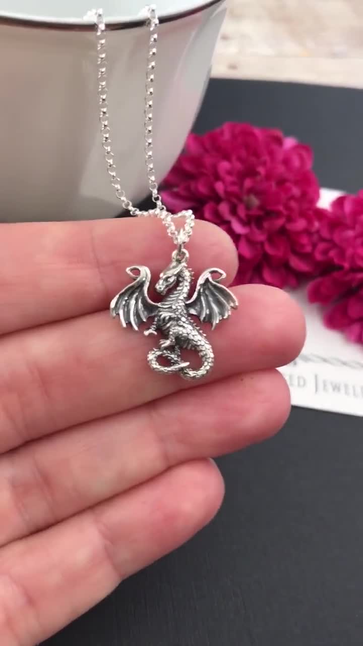 16Pcs Fly Dragon Charms Game of Thrones DIY Jewelry Making Pendant Fit  Bracelet Necklace Antique Silver