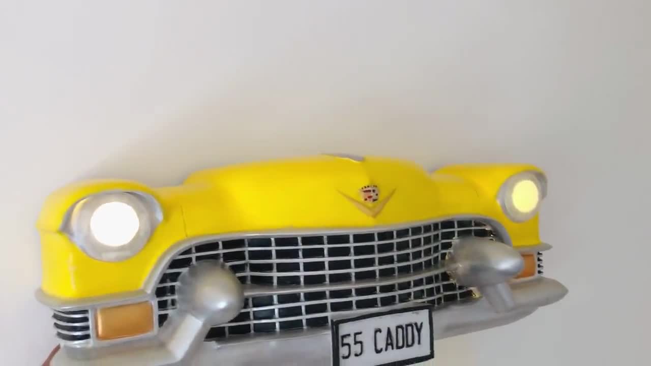 Cadillac Wall Decor, Cadillac Caddy 55 Wall Statue, Cadillac Wall