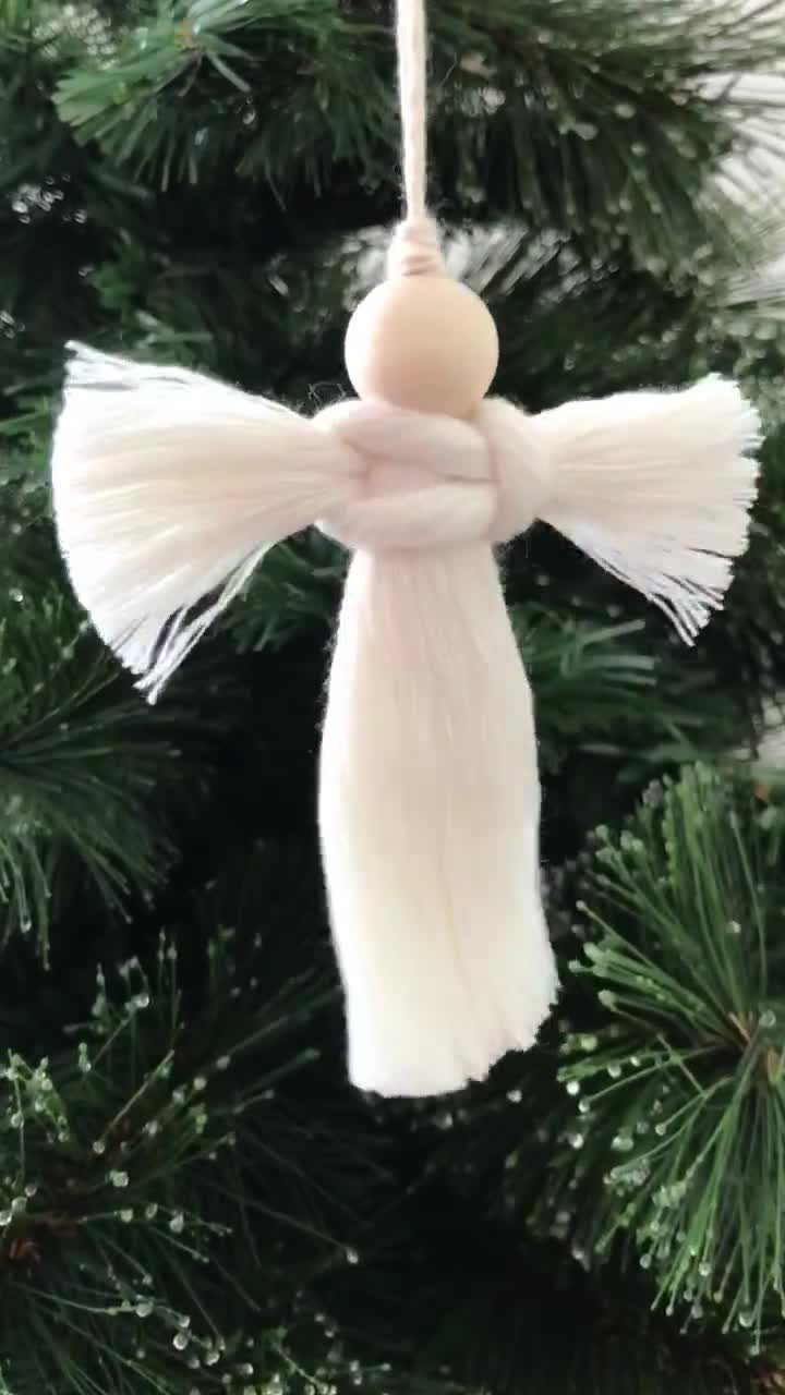 Suspension ange en macramé pour décoration de Noël – Three Hugs -  Puériculture, Mode et Accessoires de bébé