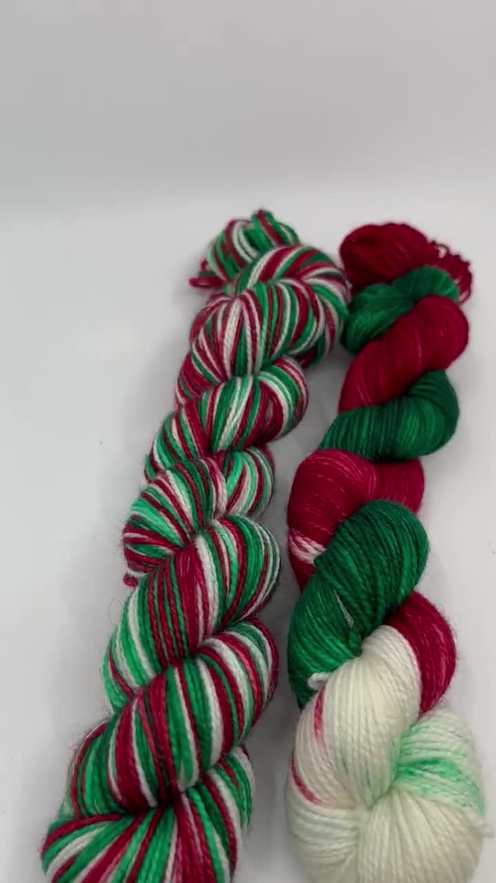 Simply Christmas - A variegated hand dyed yarn – Good Noodle Yarn Co