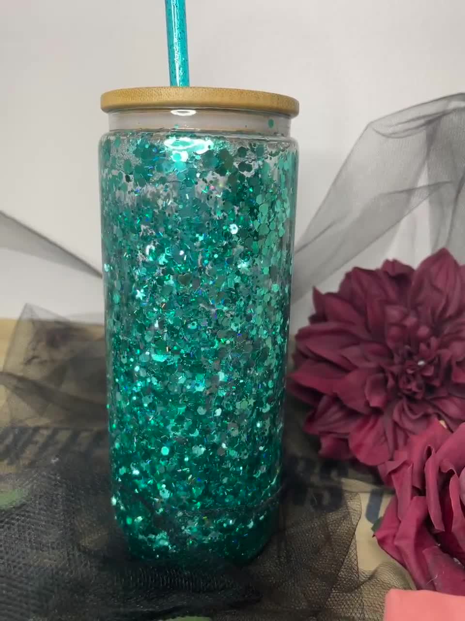 Tiffany Inspired Snowglobe Tumbler – COZY SEASON