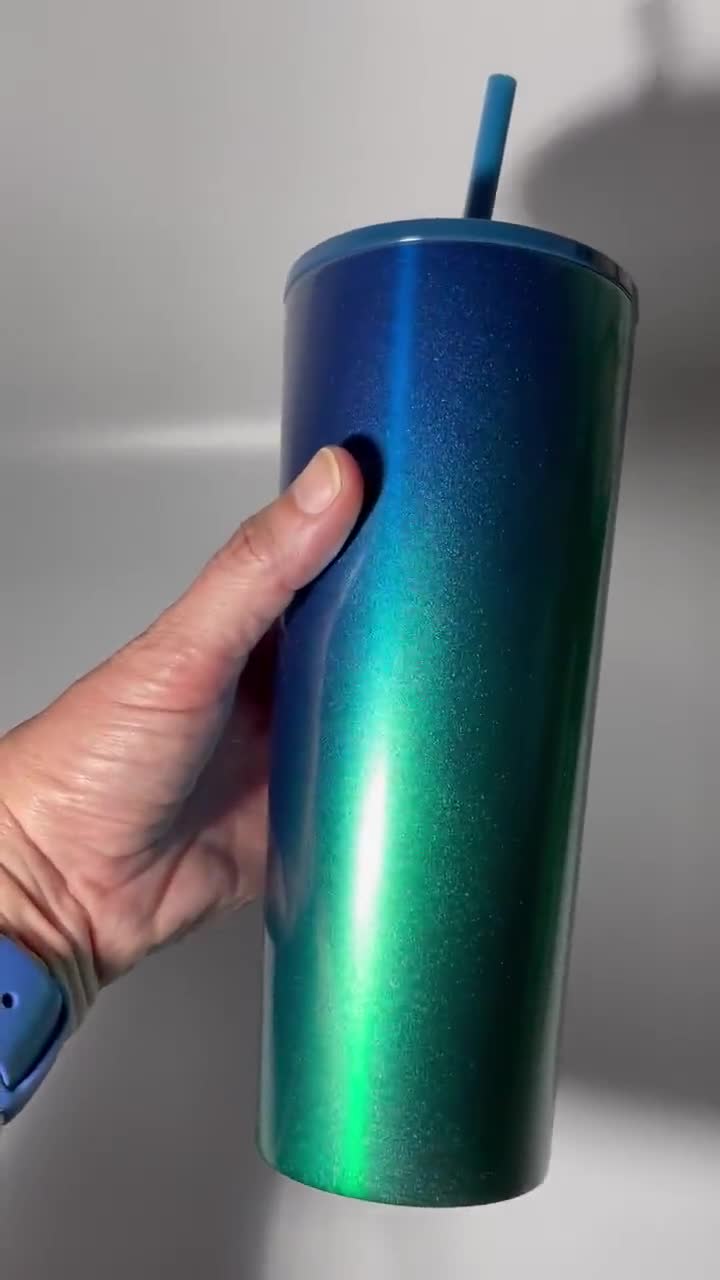 Starbucks 2021 Christmas Holiday Blue/green Iridescent 