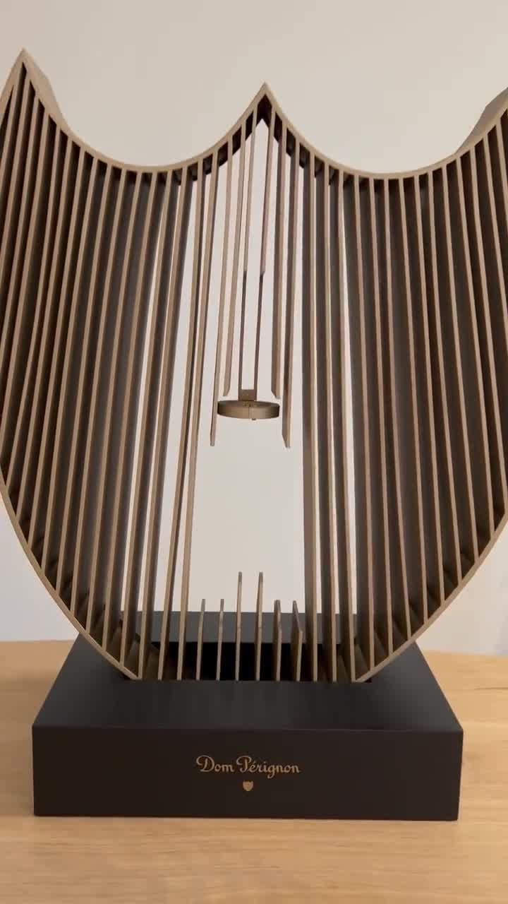 Dom Perignon Display Bottle Shield 