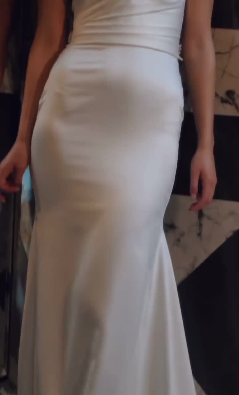 Custom High Neckline Mockneck Lace Applique Wedding Dress Inspired by Paris  Hilton Wedding Gown Princess Fashion Illustration Muslim 
