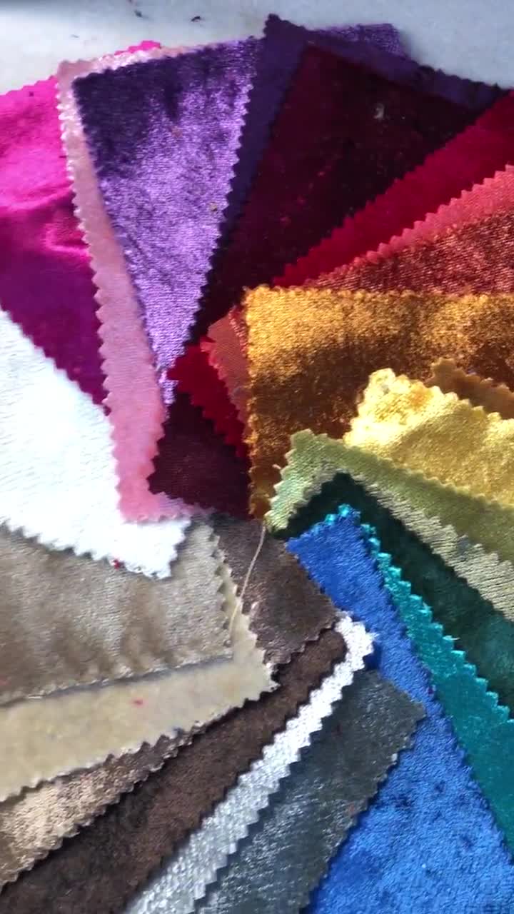 Lustrous Shine Crushed Velvet Upholstery Fabric for Curtains, Cushions &  Interior Design Soft Hard Wearing Polyester Plain Fabrics per Metre -   Canada