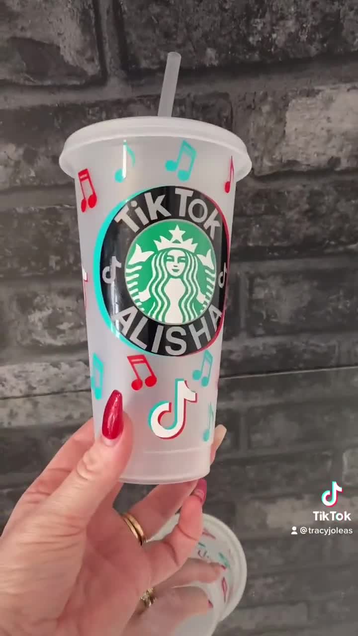 DIY PERSONALIZED STARBUCKS CUP! *Tik Tok Made Me DO IT!*