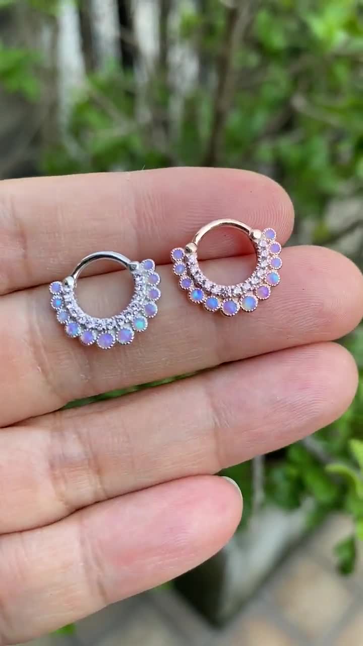 Daith hot sale opal jewelry