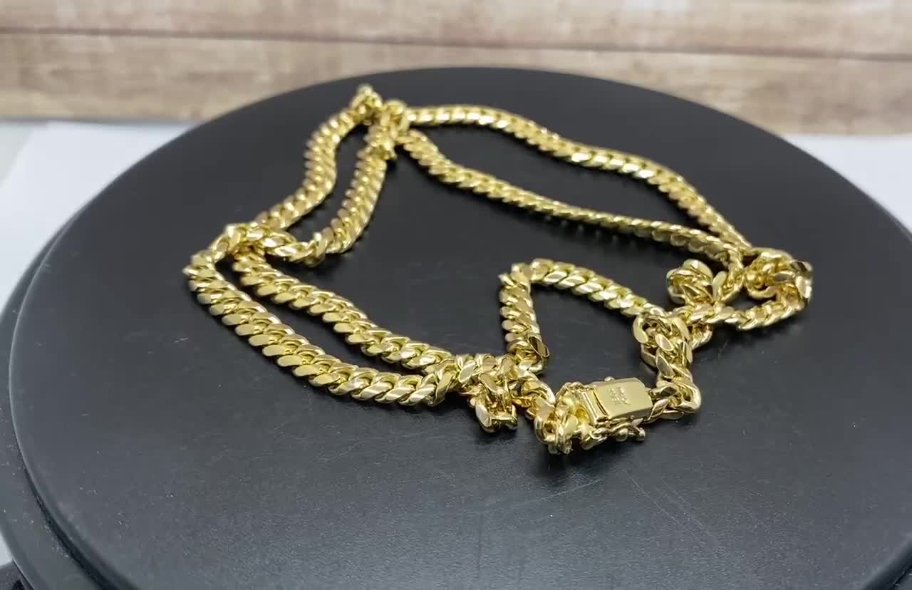 Italy Heavy 18K Solid Yellow Gold 24