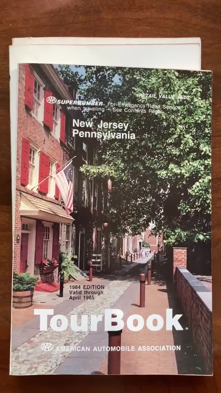 AAA Tour Books From 1976 and 1984 - Etsy