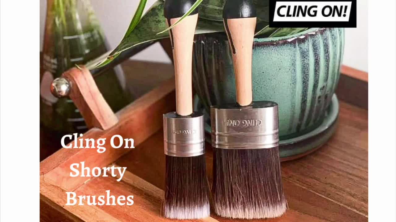 Cling ON! Flat Angled Brush #40 FA40 - The Plaster Paint Company, LLC