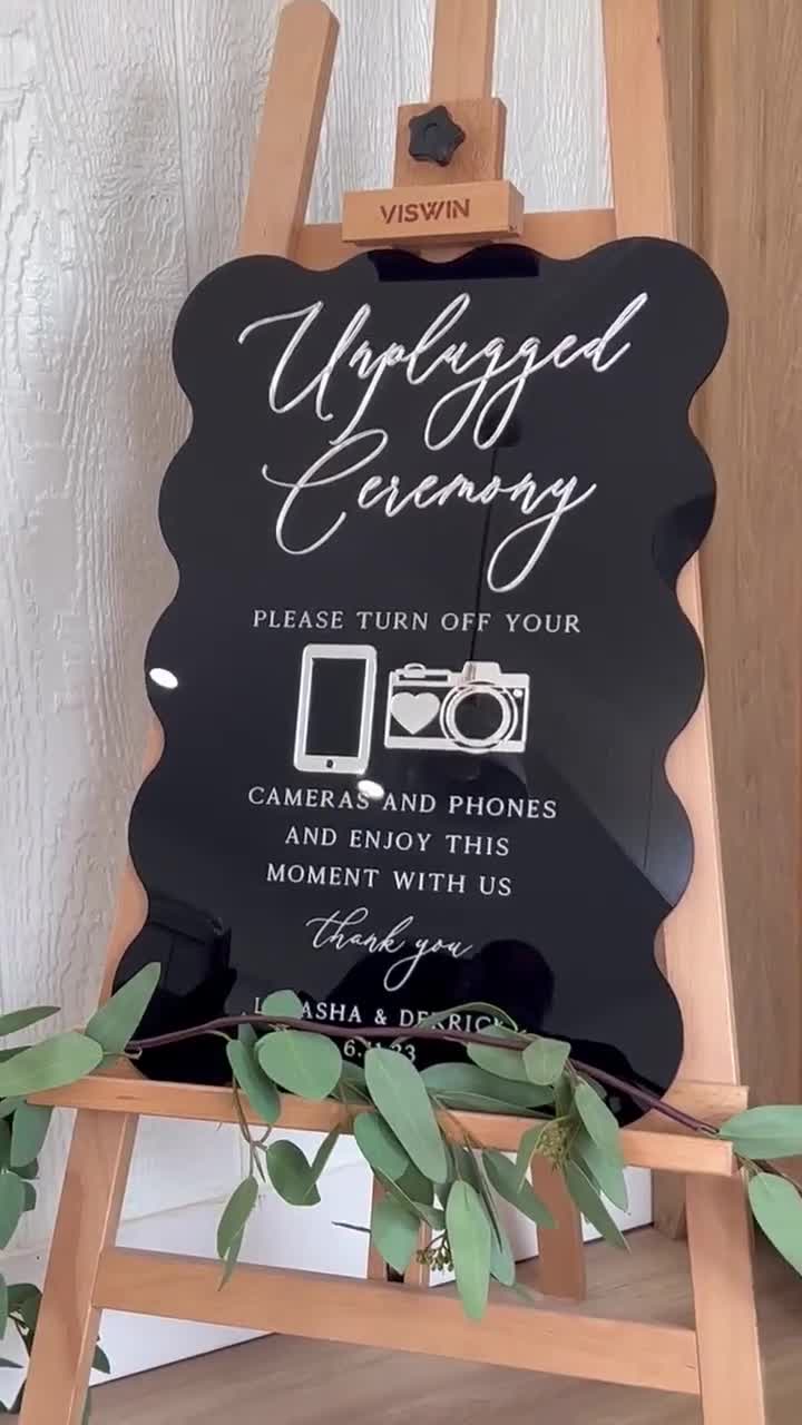 Unplugged Wedding Sign Pick A Seat Not A Side Sign Wedding Welcome