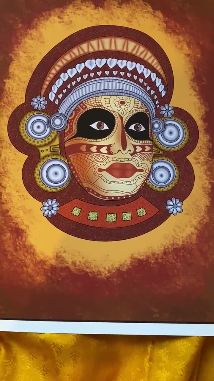 theyyam mural painting