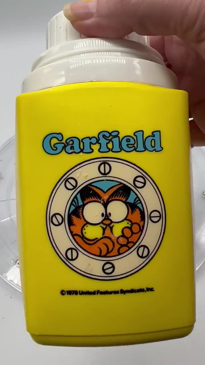 Vintage Garfield Lunchbox Thermos. - Etsy