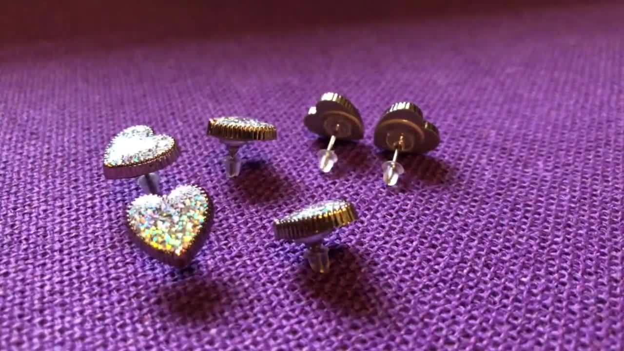 Pearl Rhinestone Push Pins Sparkly Glamorous Thumb Tack Set 