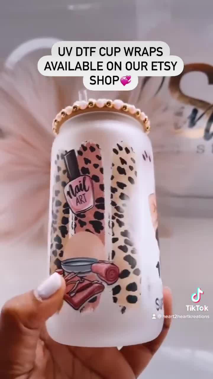 I DO NAILS 16 OZ UV DTF CUP WRAP