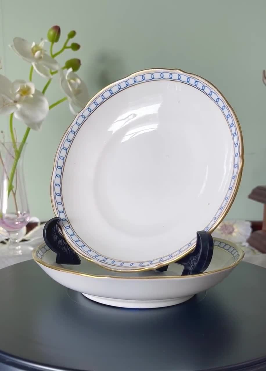 Replacement Pair of Antique Minton Mortlock's Oxford Street