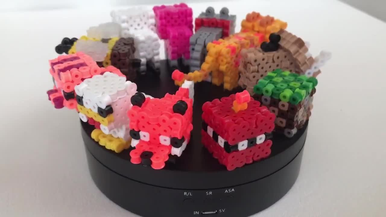 Cute and Cuddly 3D Perler Bead Sheep