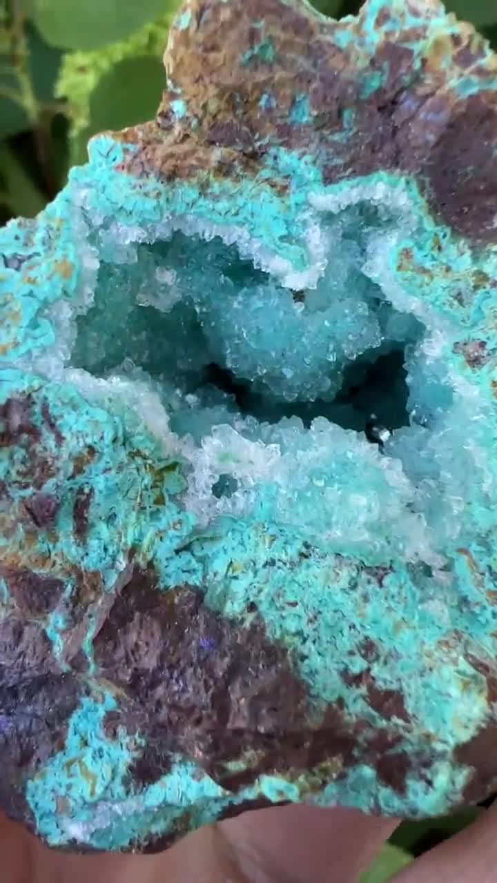 2.4インチ クリソコラ & クォーツ - 81g ペルー 美しい天然ブルー