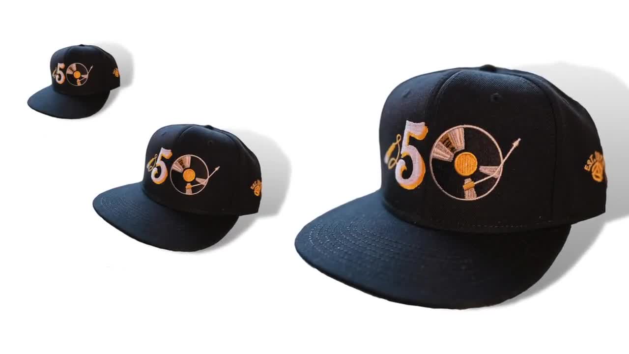 Hip Hop 50th Anniversary Hat Embroidered | Premium Wool Snapback Cap Hip  Hop Streetwear Apparel DJ Gift Rap Hat 50 Years of Hip Hop Hat