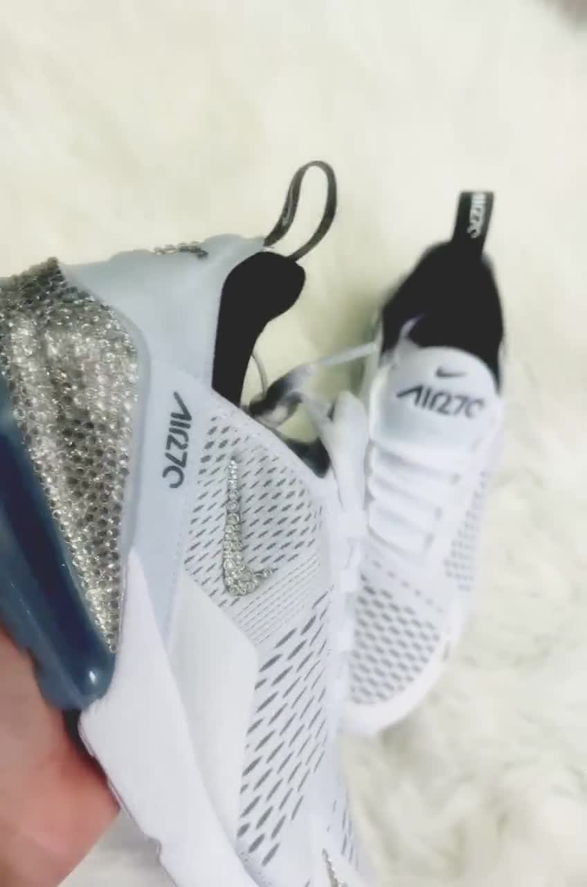 Zapatillas Nike Air Max 270 personalizadas con cristales Swarovski video poster