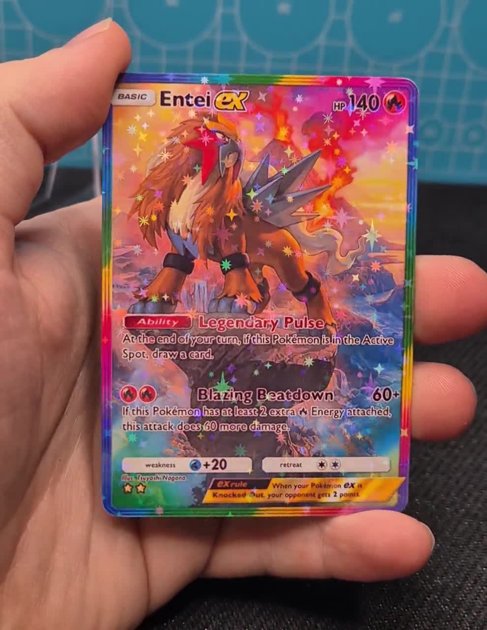 エンテイ EX A4a 87 / 隠れた泉 / ポケモン TCG 品質カスタムカード