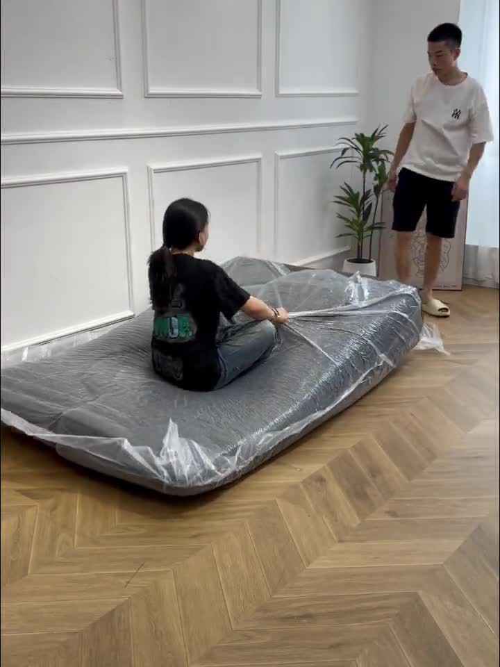 Foldable Teddy Sofa Bed, Modular Floor Seating for Small Apartments & Studio Living video poster