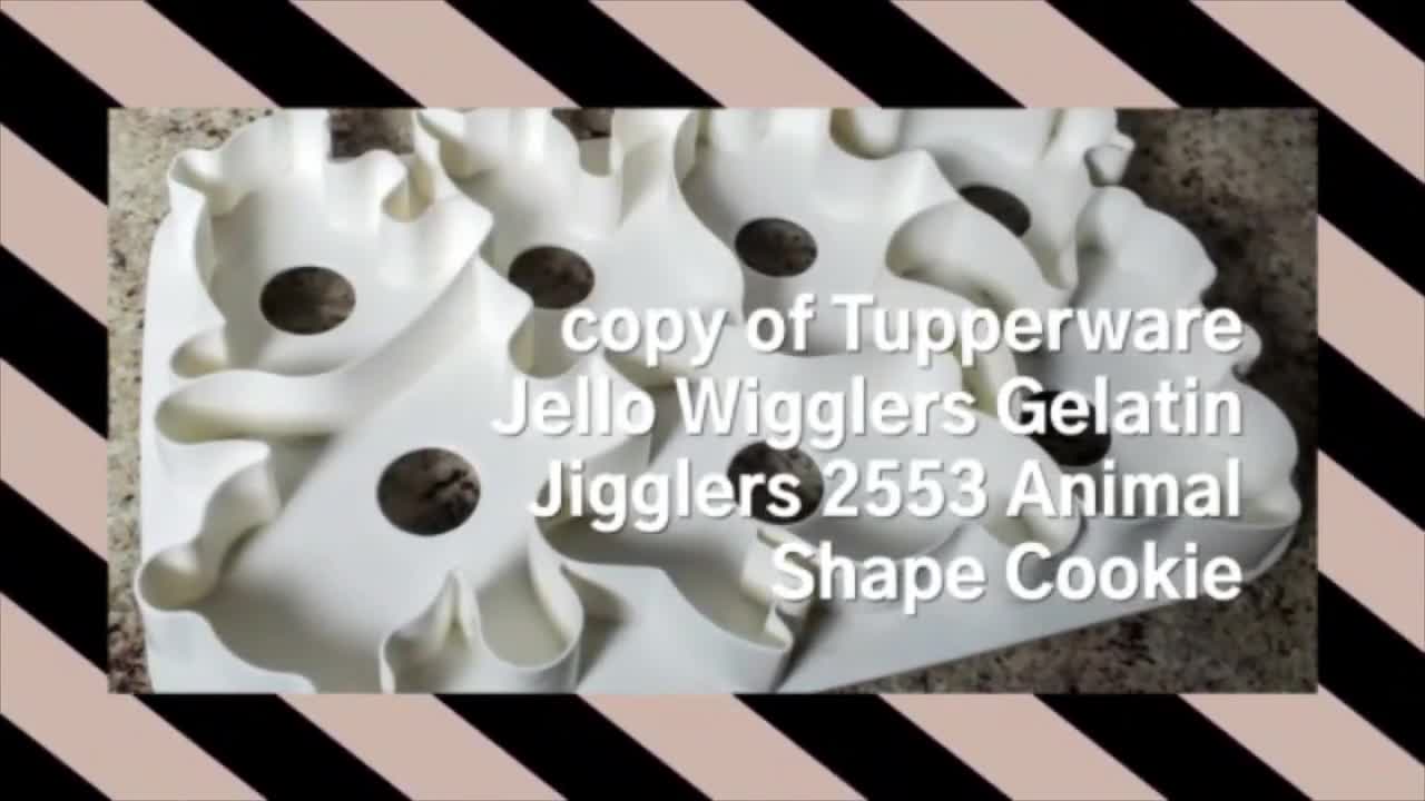 Tupperware Jello Wigglers Gelatin Jigglers 2553 Animal Shape