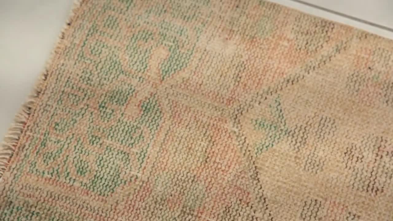 キッチン用ラグ、柔らかな色合いのラグ、ベッドサイドラグ、マッド