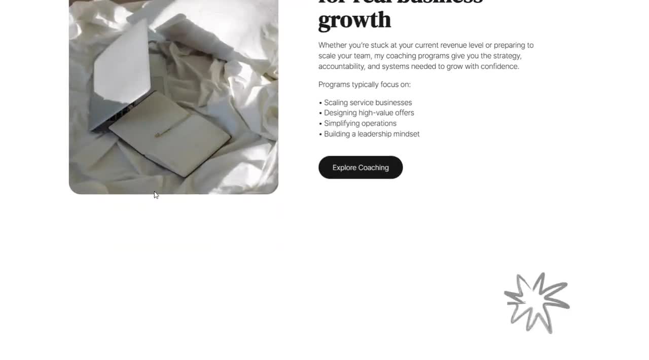 Elevate - Plantilla web de WordPress para coaches / Diseño para clientes de alto nivel / Elementor video poster