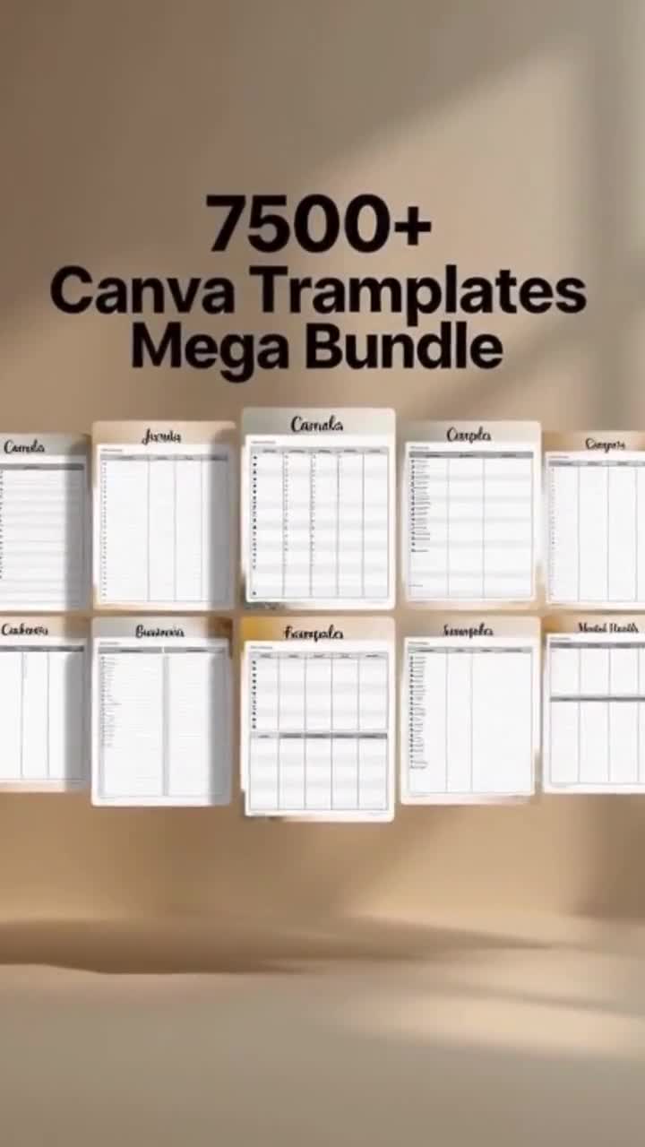 Kids Learning Activities Bundle – PLR/MRR Educational Worksheets & Printable Templates | Editable in Canva video poster