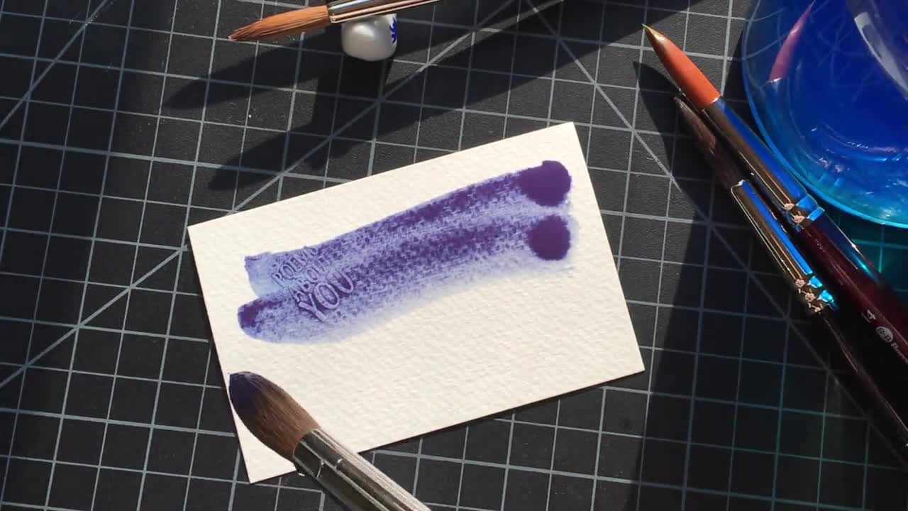 Handmade Watercolor Cobalt Purple Tyrian for Painting, Calligraphy, and  Lettering -  Singapore