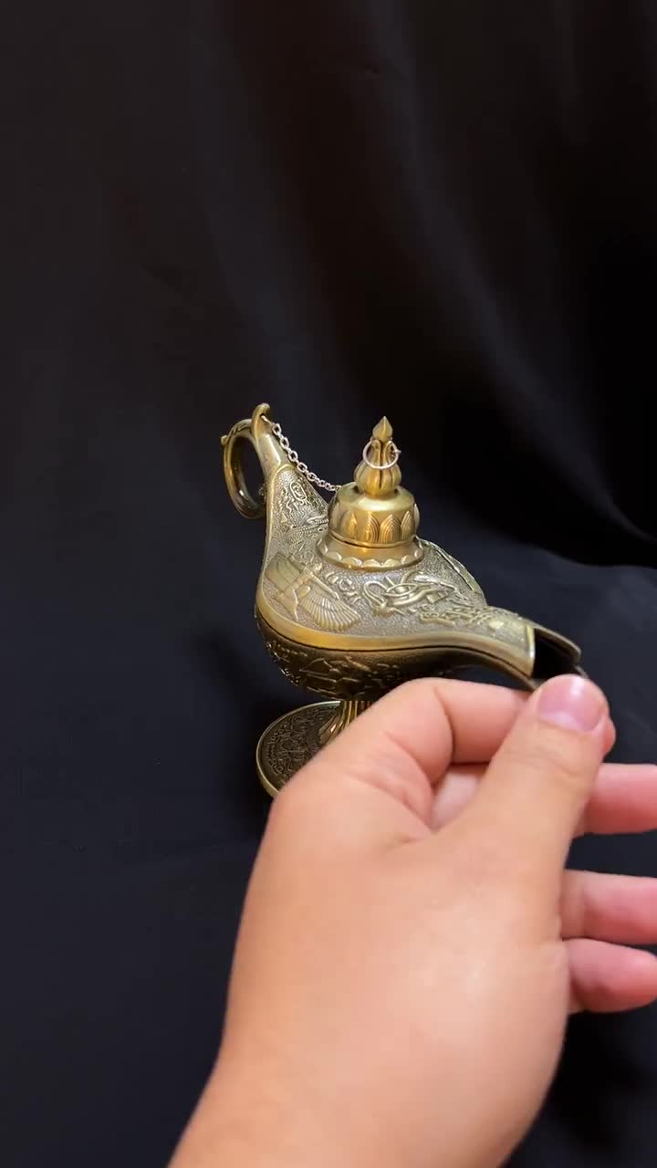 ユニークなアラジン魔法のランプの精霊ランプ、アンティーク オイル