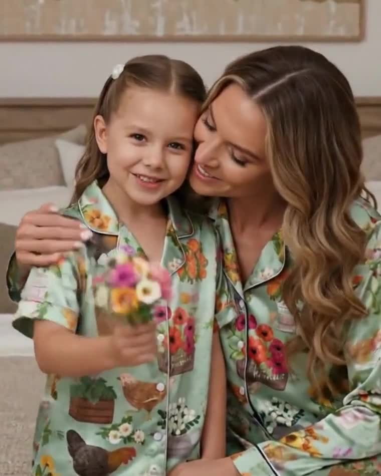 Stockente Enten Pyjama Set, Aquarell Enten Nachtwäsche, Geschenk für Sie video poster