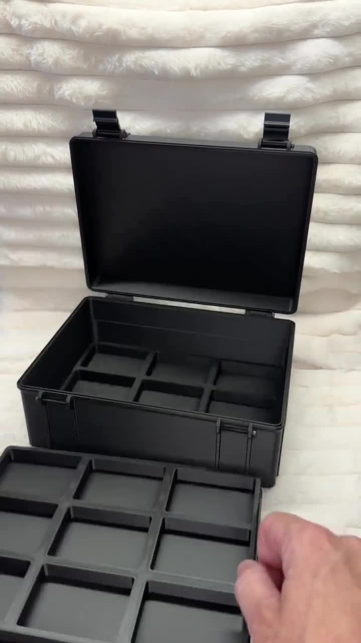 Estuche para kit de péptidos de 3 ml - Caja premium para almacenamiento de GLP-1 (capacidad para 18 kits/180 viales) - Disponible en nuevos colores video poster