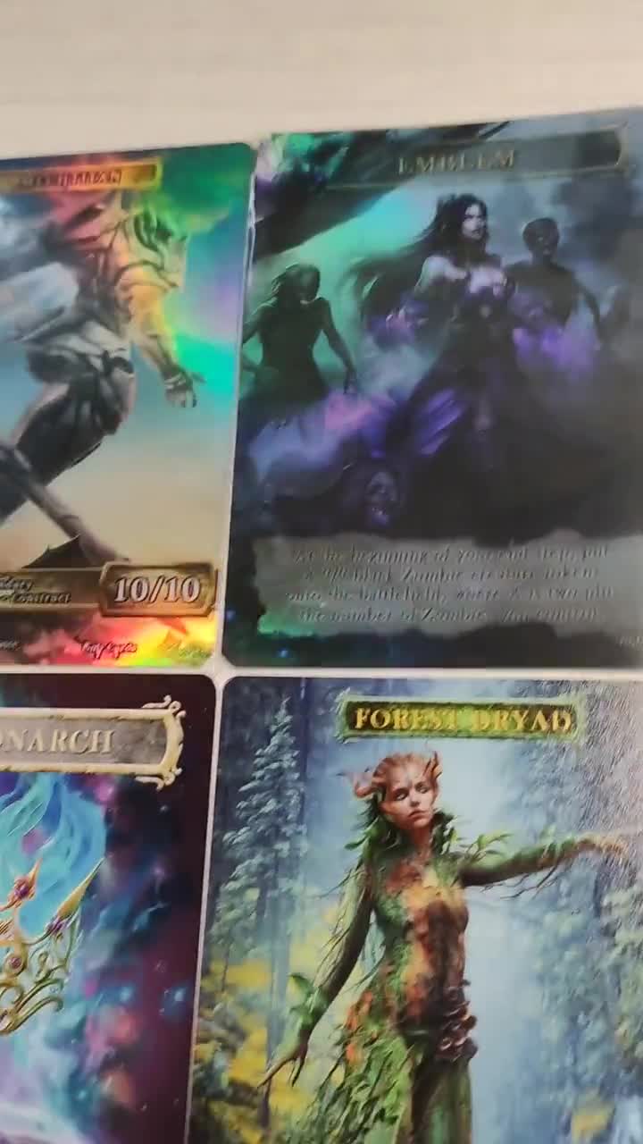 War-peace Tokens Foil *flesh and Blood TCG* Custom Altered (2