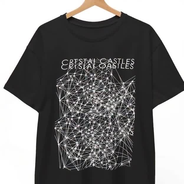Crystal Castles T-shirt, Crimewave Album Art, Electronic Music Tee