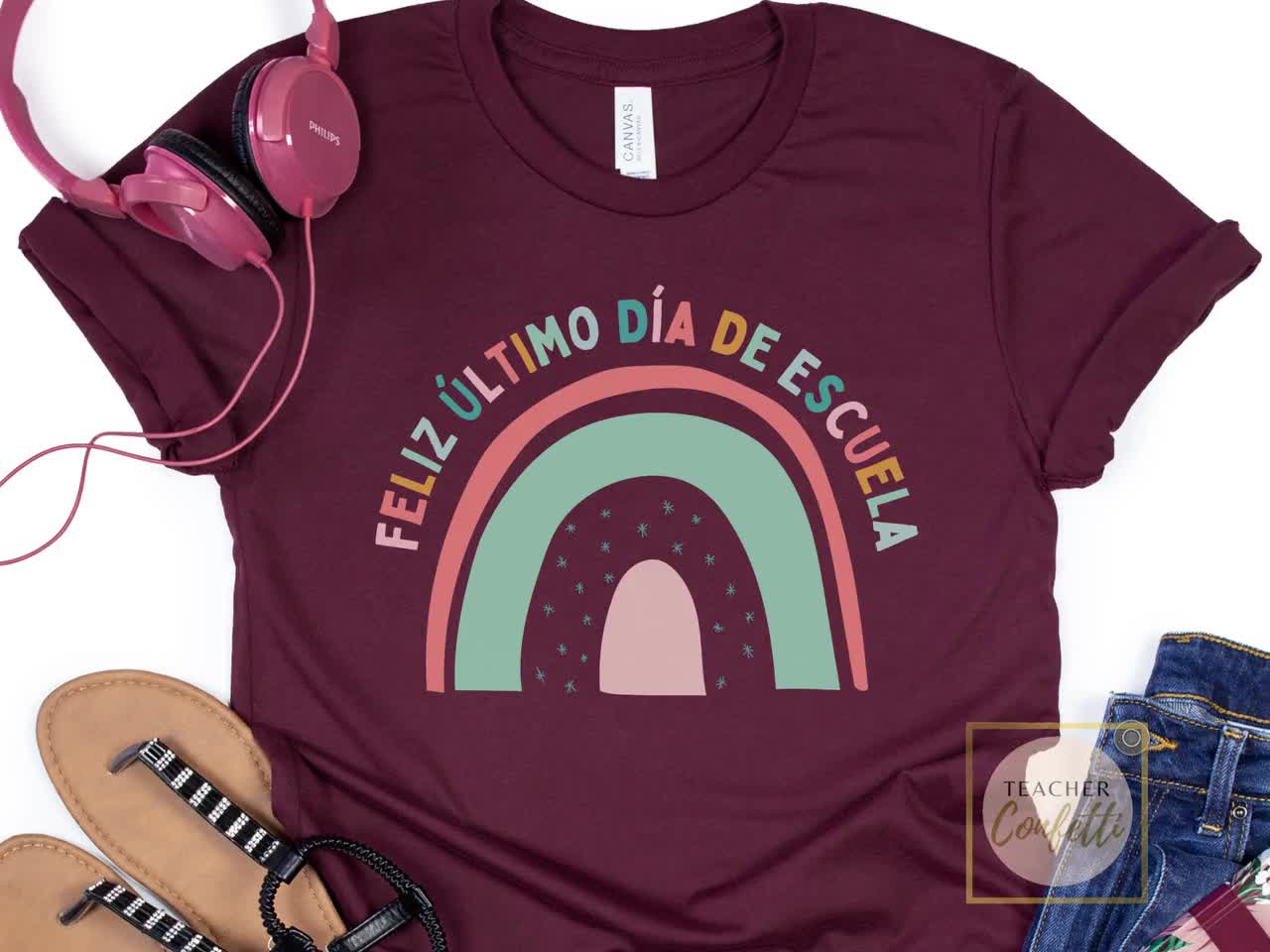 Spanish Teacher Wednesday MIERCOLES A 0805' Women's T-Shirt