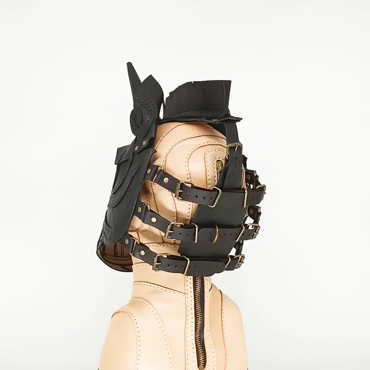 ユニコーンの革製マスク、馬の頭巾 - Etsy 日本