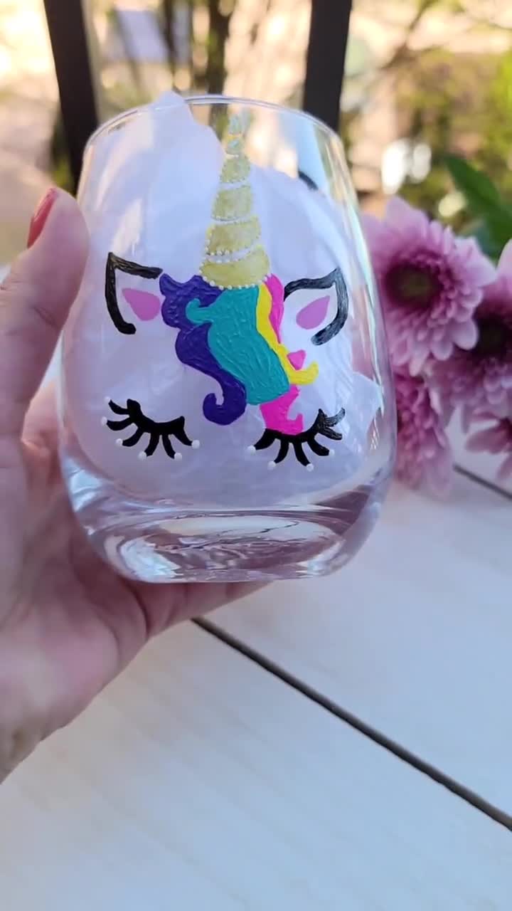 Unicorn Gifts for Women, Unicorn Adult Gifts, Always Be Yourself Unless You  Can Be a Unicorn, Rainbow Stemless Wine Glass, Mothers Day Gifts for Women