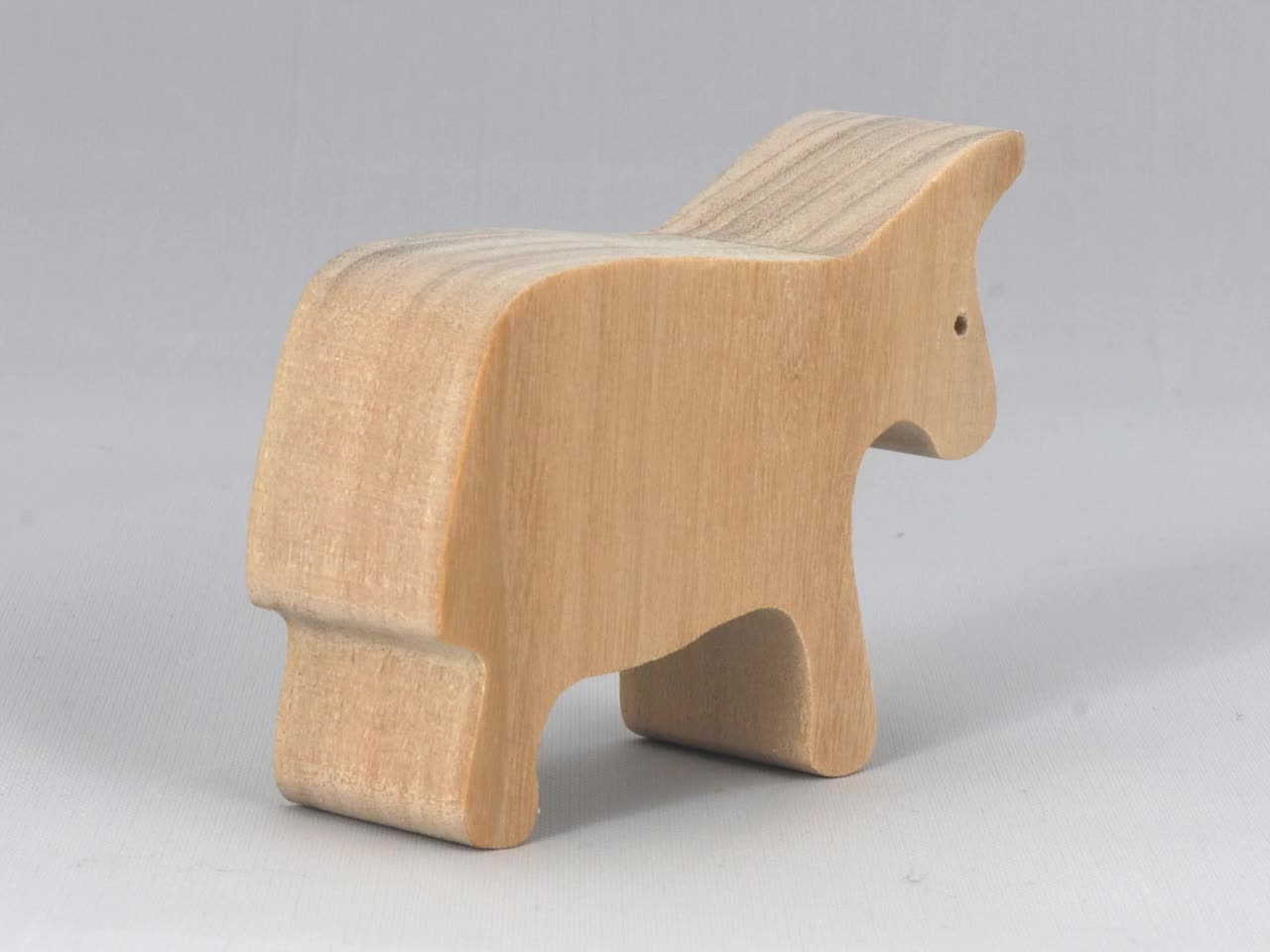 Handmade Wooden Toy Cow: Unfinished Cutout video poster