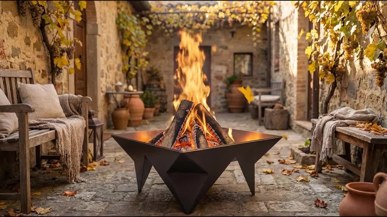 Lumi Fire Pit. Digital Product, Files DXF, SVG for CNC, Plasma