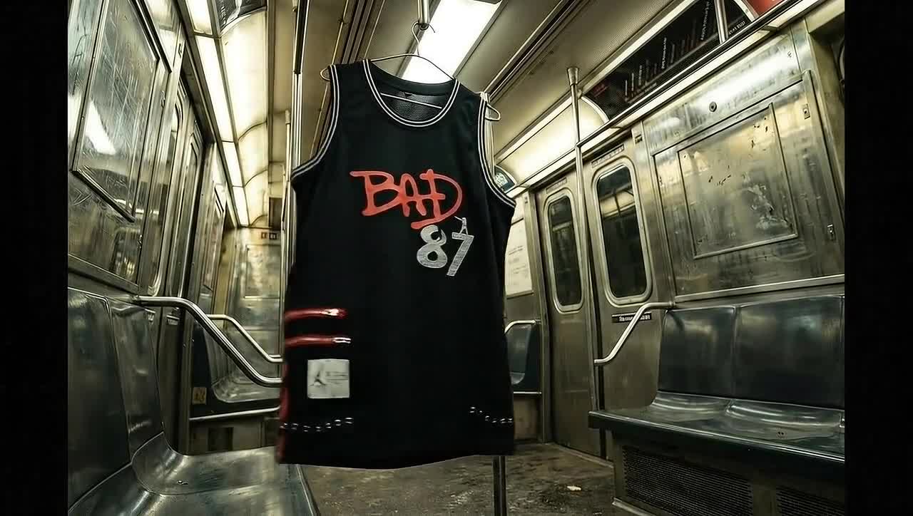 マイケル ジャクソン 87 BAD バスケ タンク ゲームシャツ ユニフォーム Michael Jackson Bad 87 Basketball Jersey - Limited Edition Tribute