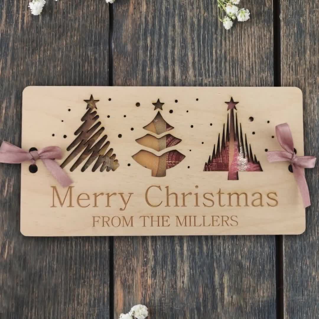 Fatto a mano in legno da appendere, Gift Get Well Soon simpatia biglietto di auguri alternative