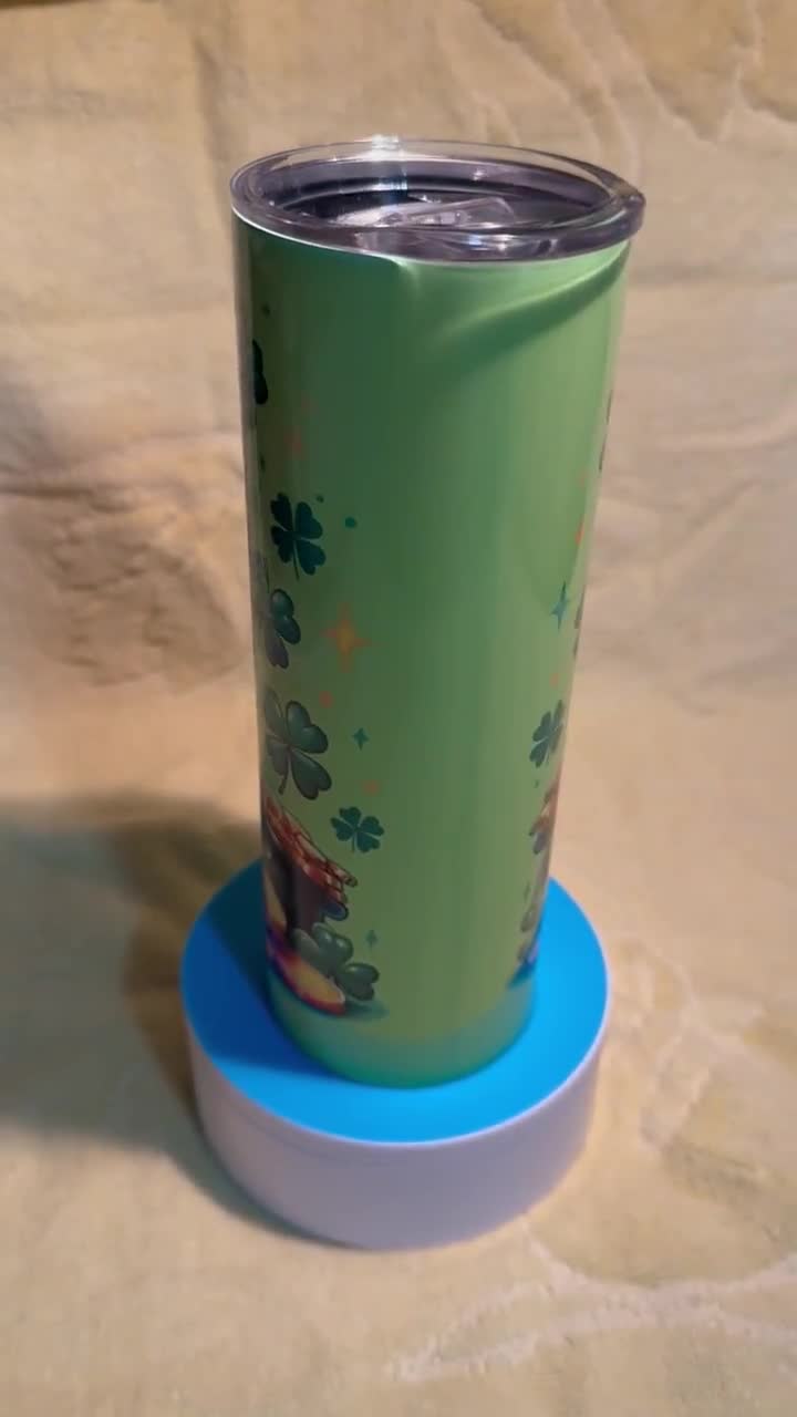 Spider-Man St Patrick’s Day tumbler. Marvel 20 ounce sublimation tumbler. video poster