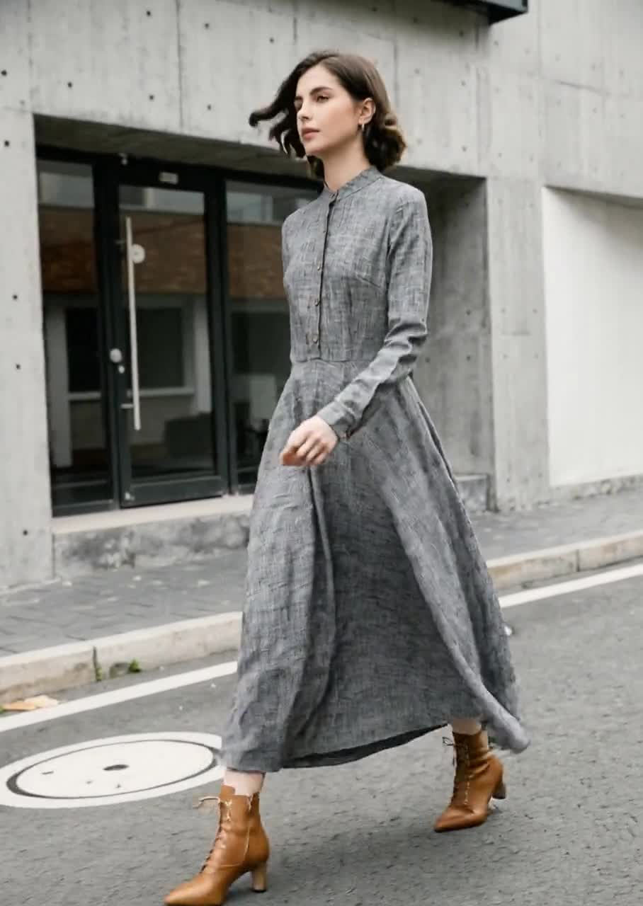 classy long sleeve maxi dress Blush Floral Long Sleeve Maxi Dress - Floral Dresses